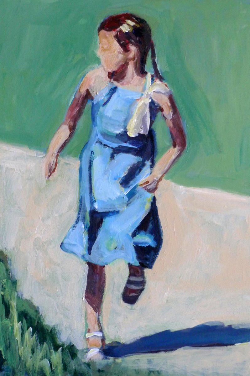 Robe bleue